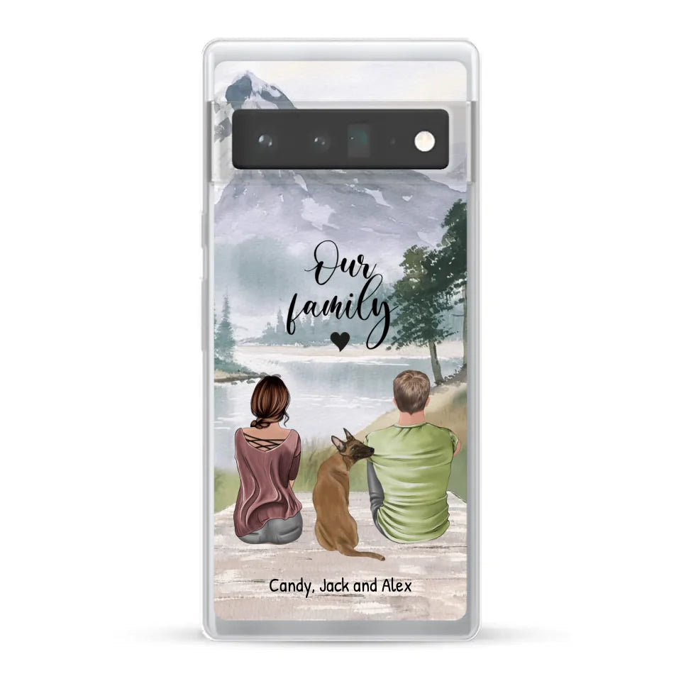 Together with our pet - Personalised phone case