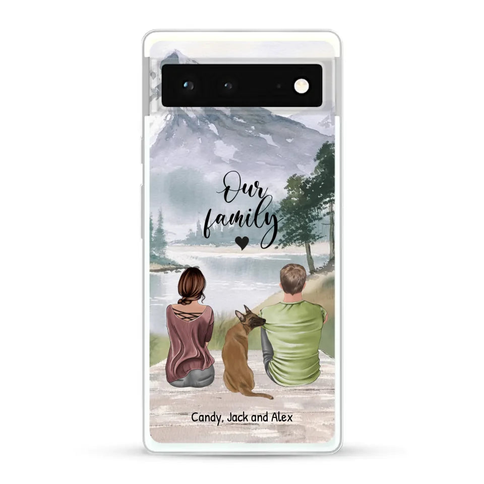 Together with our pet - Personalised phone case