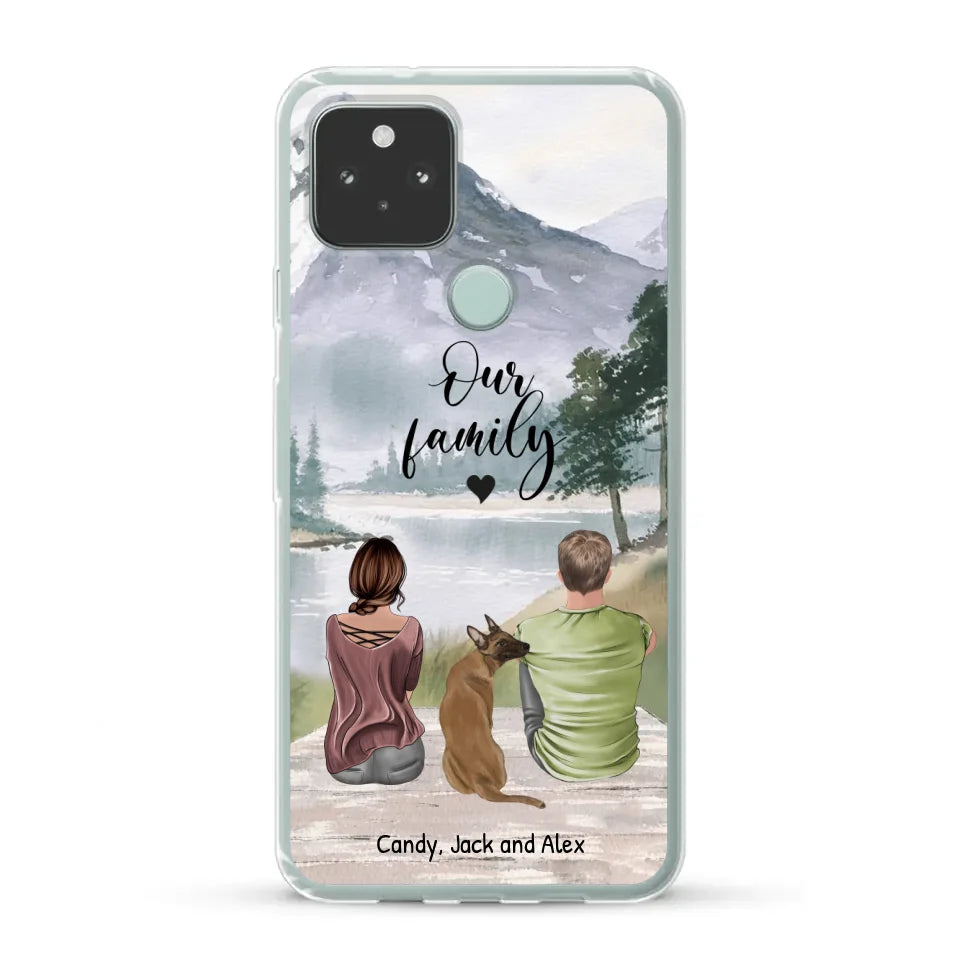 Together with our pet - Personalised phone case