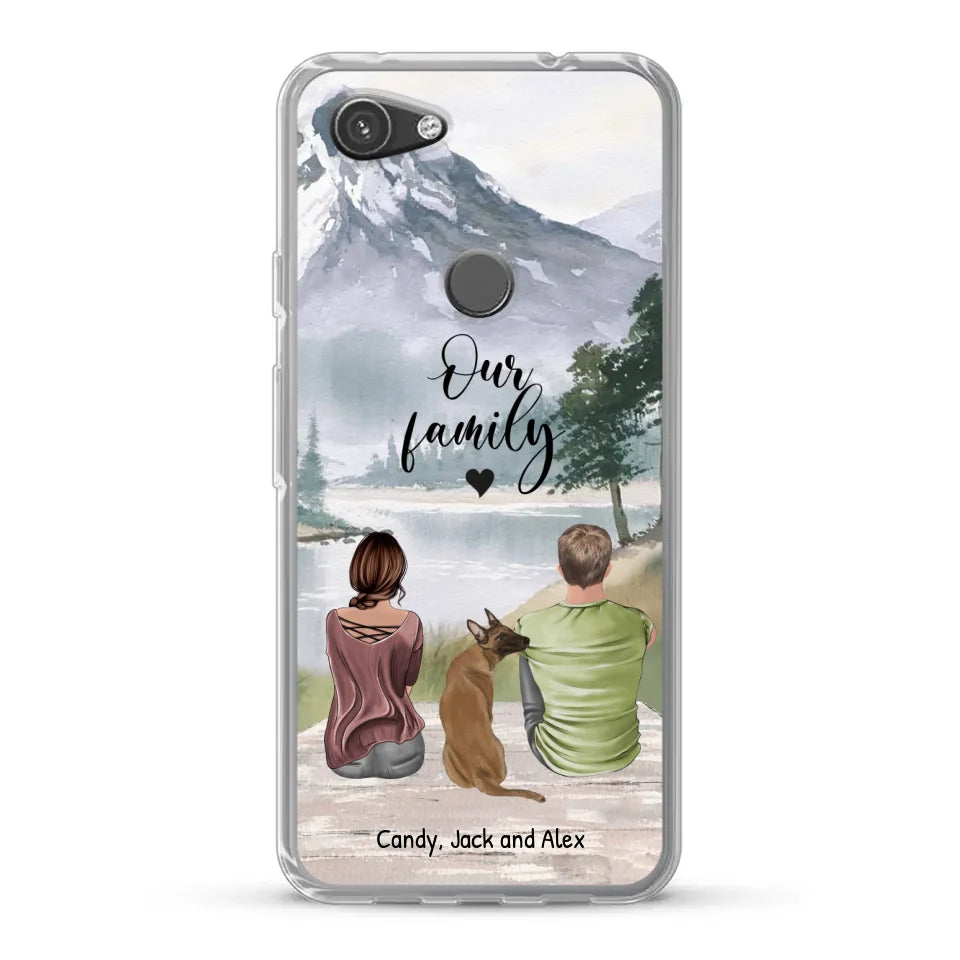 Together with our pet - Personalised phone case