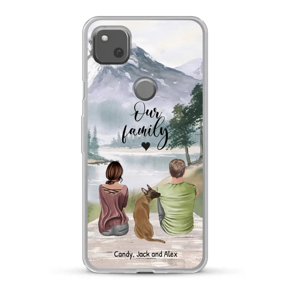 Together with our pet - Personalised phone case