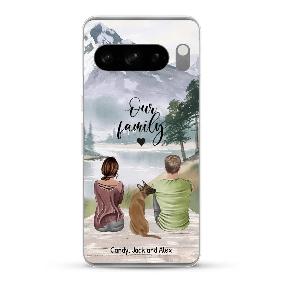 Together with our pet - Personalised phone case