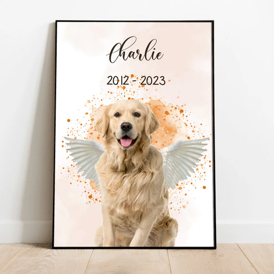 Pet portrait - Personalised Poster