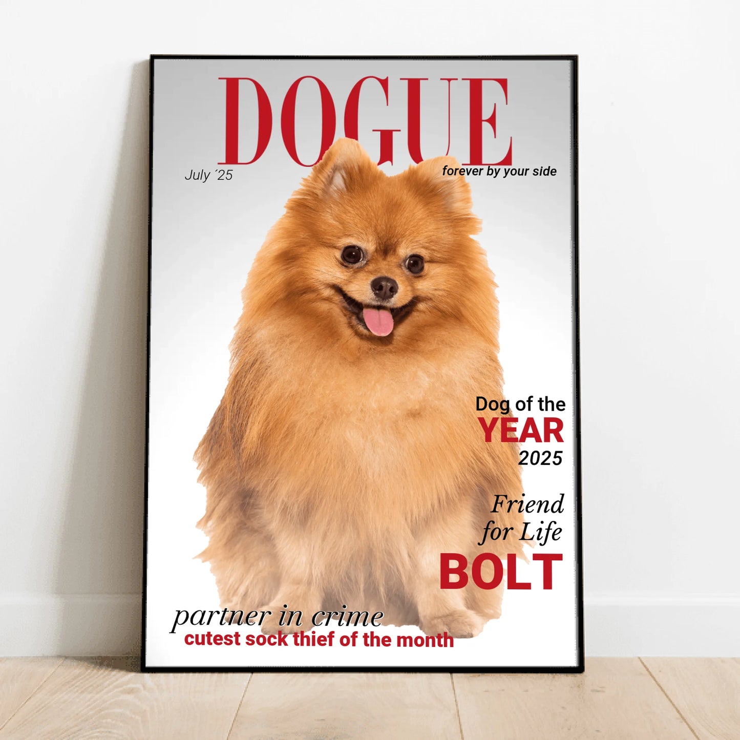 Dogue - Personalised Poster