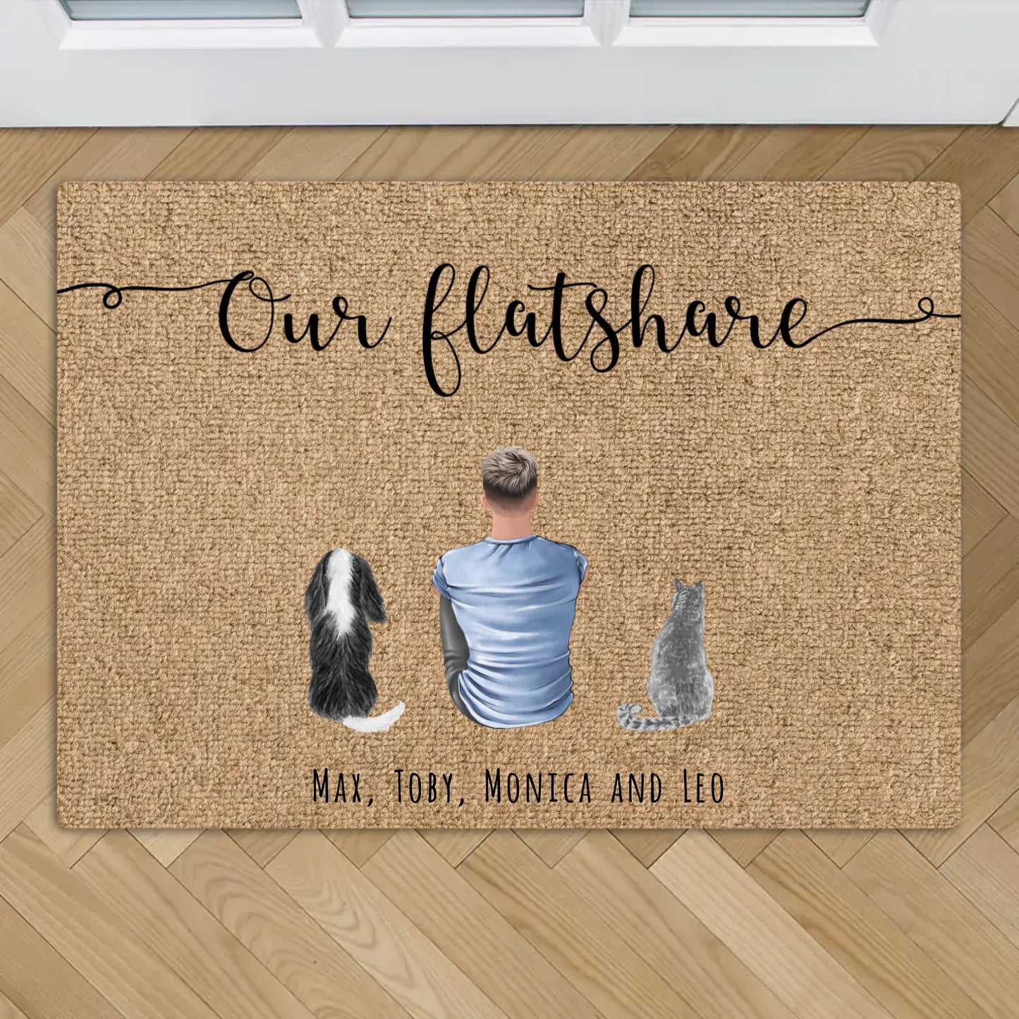 Our flatshare - Personalised doormat