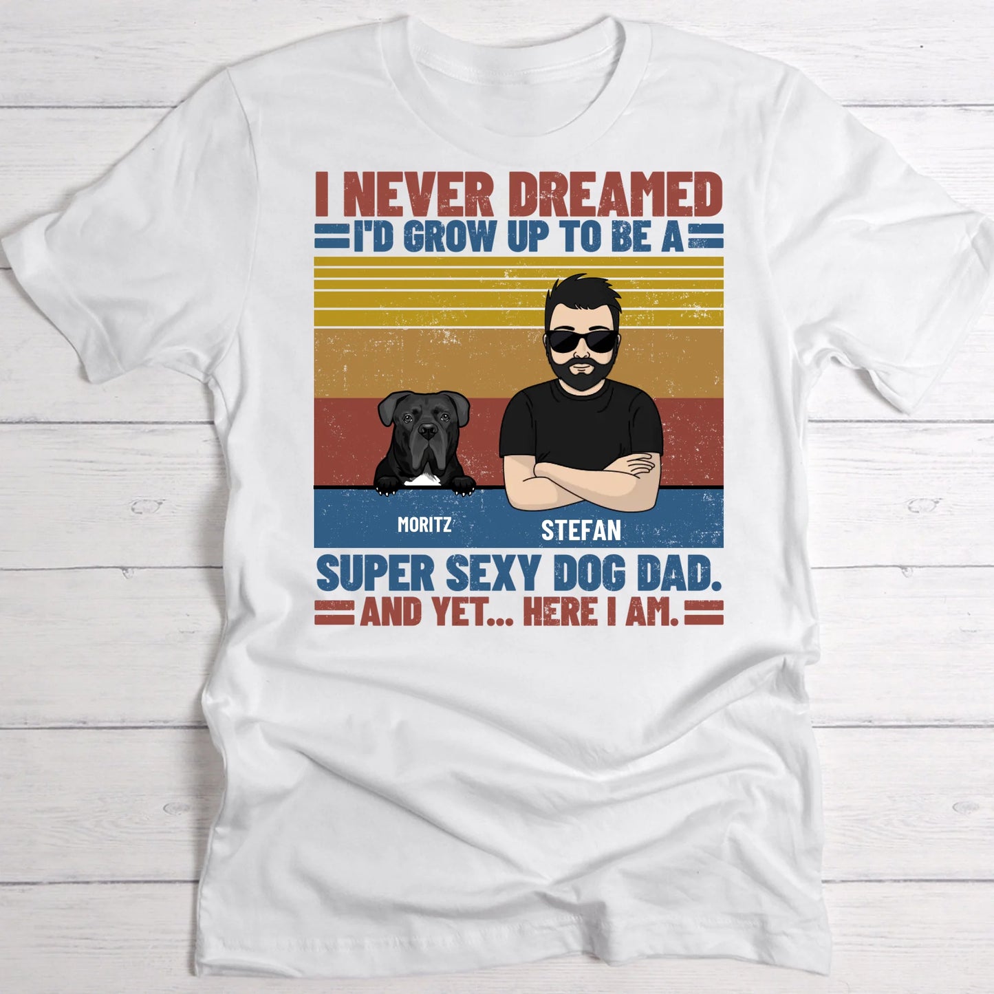 The ultimate pet dad - Personalised T-Shirt