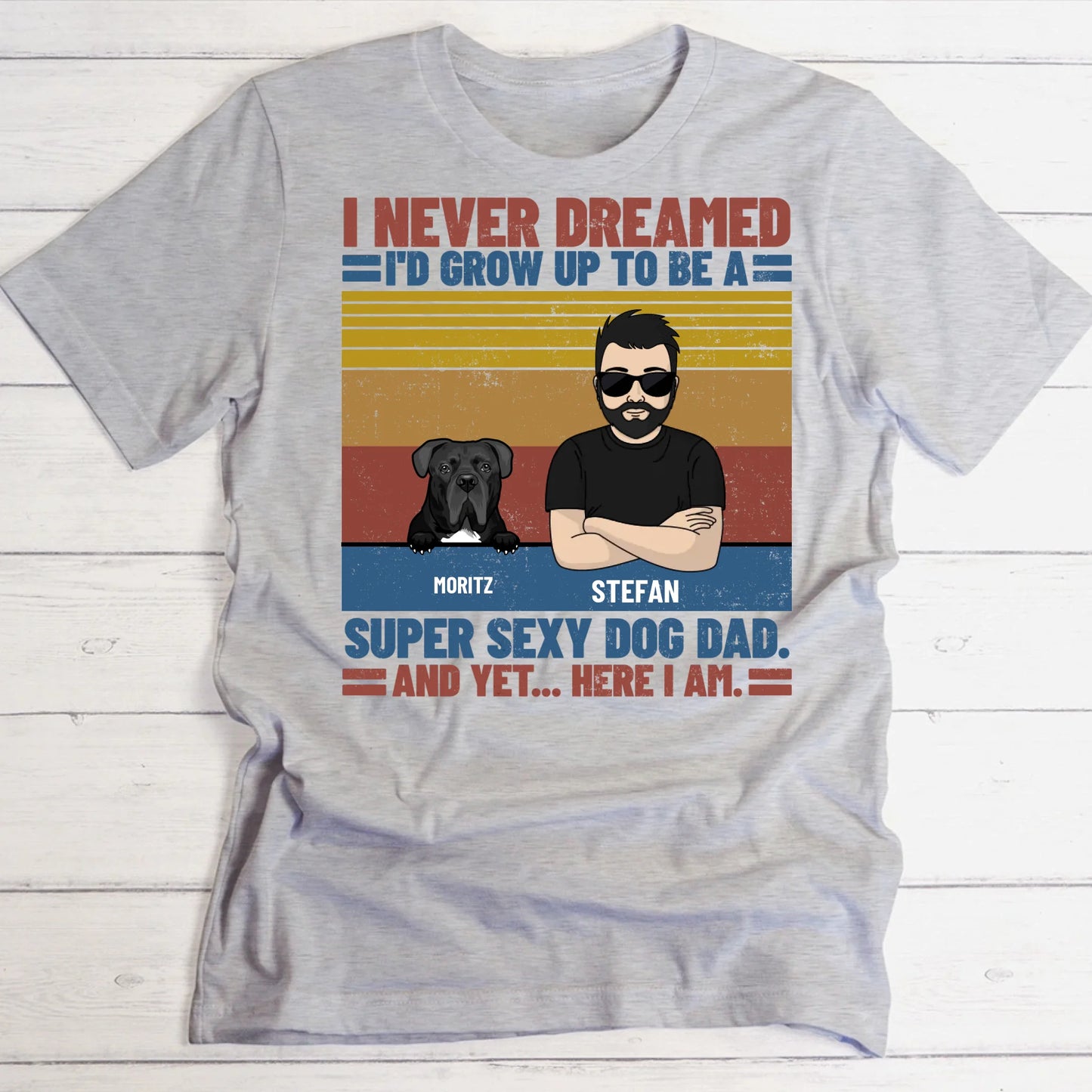 The ultimate pet dad - Personalised T-Shirt