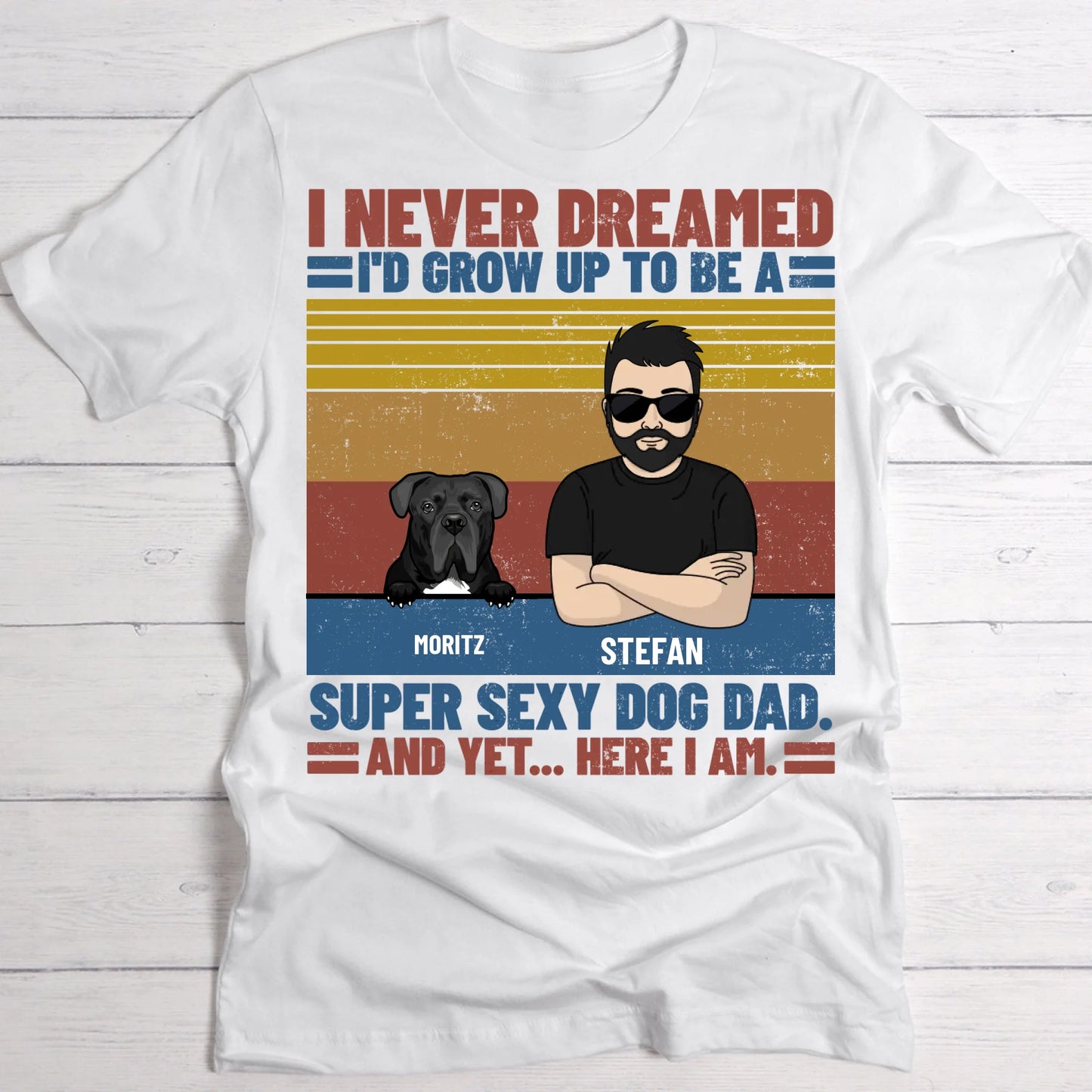 The ultimate pet dad - Personalised T-Shirt