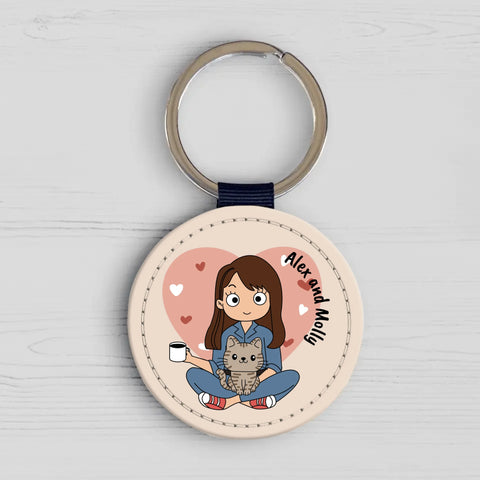 Pet parent - Personalised keychain - Featured Image