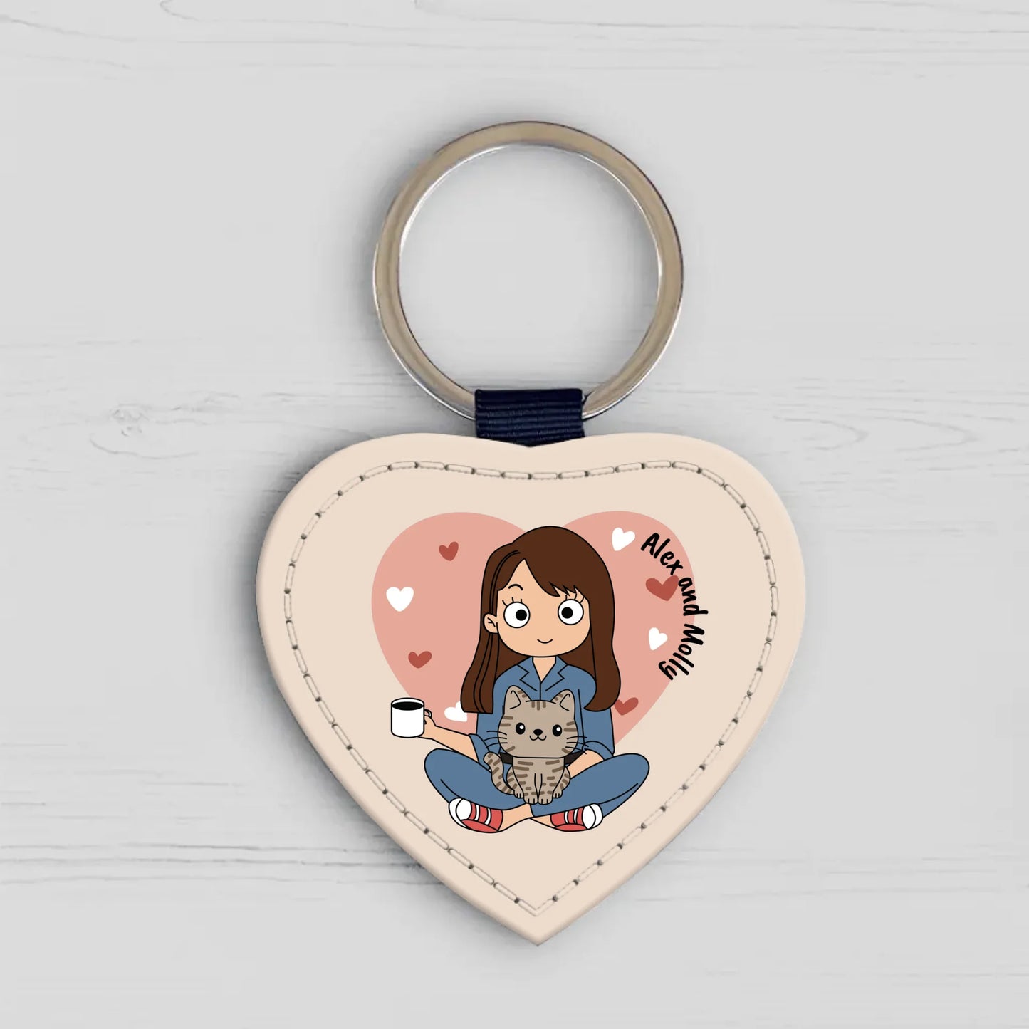 Pet parent - Personalised keychain