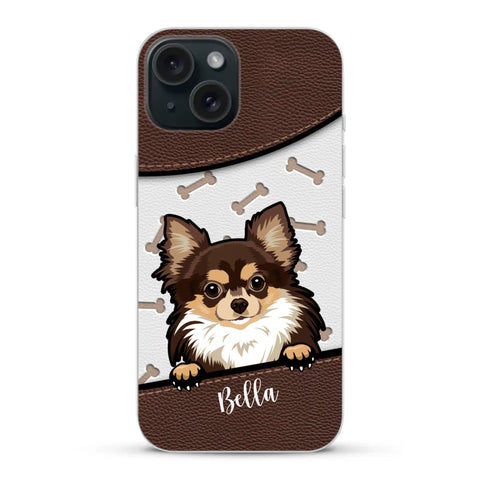 Pet leather look - Personalised Phone Case - Featured Image