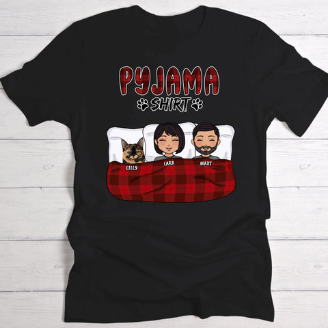 My pyjama shirt (couple) - Personalised T-Shirt - Featured Image