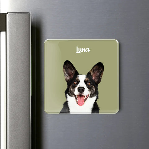 Pet portrait - Personalised magnet - Featured Image