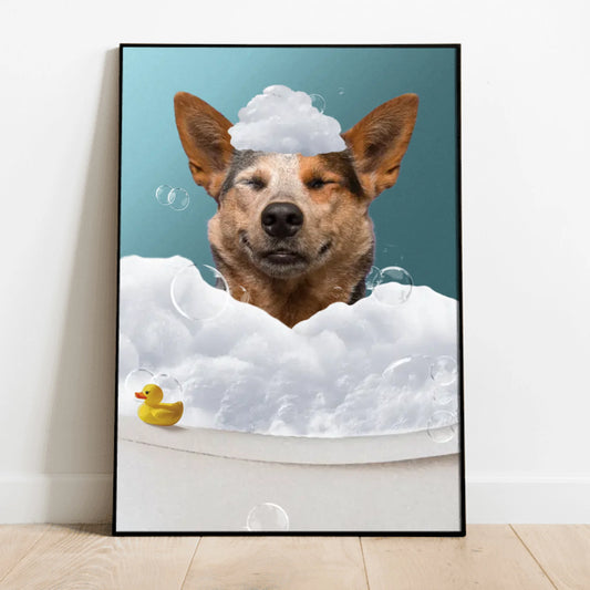 Fun in the tub - Personalised poster