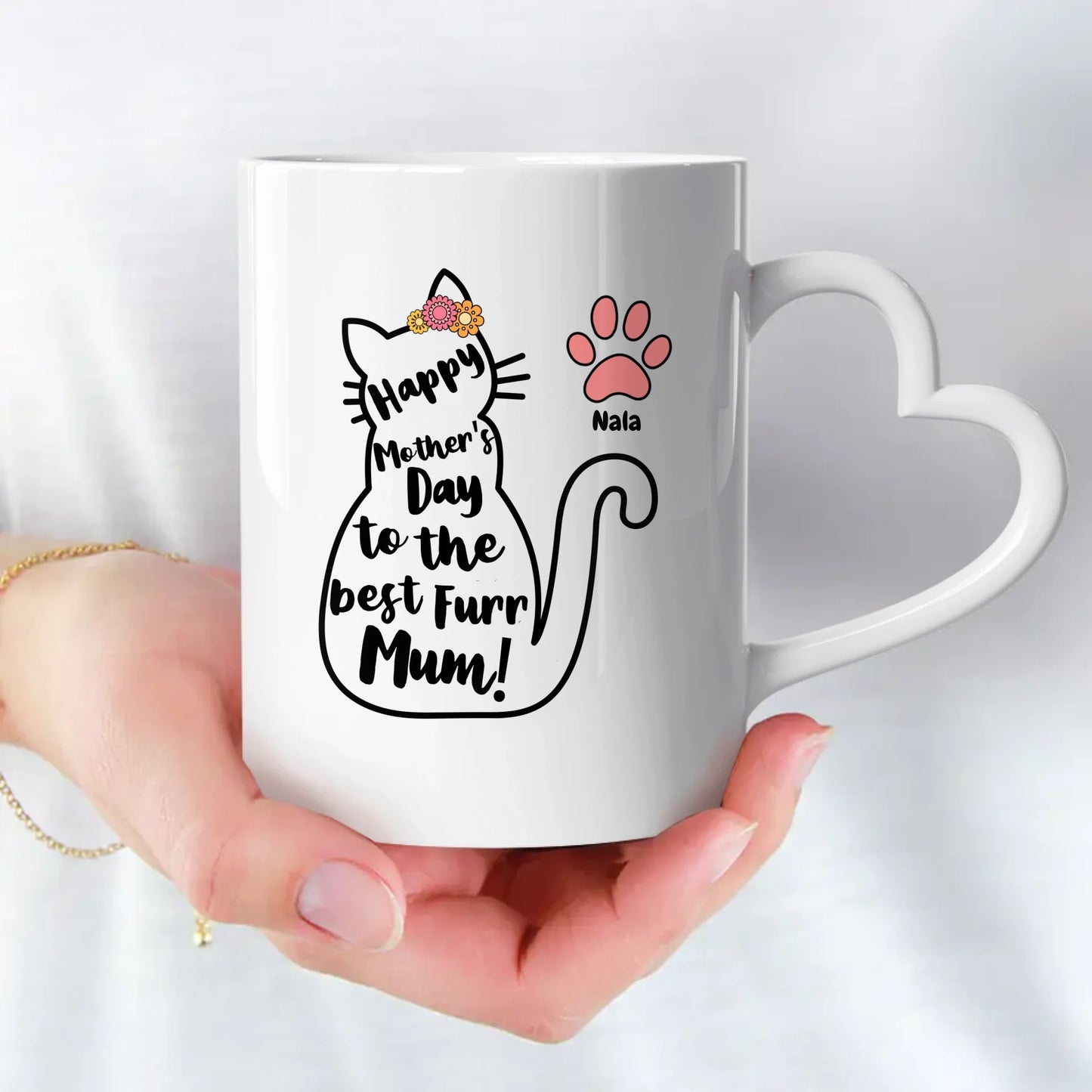 Best Cat Mum - Personalised Mug