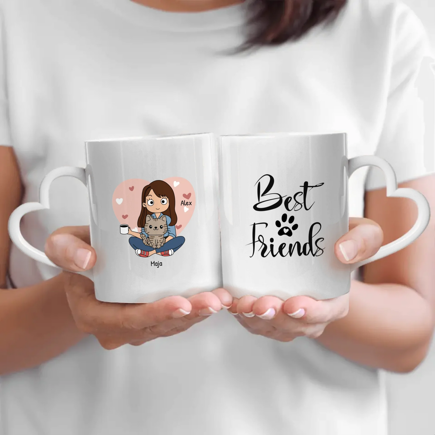 Pet parent - Personalised Mug (Comic Style)