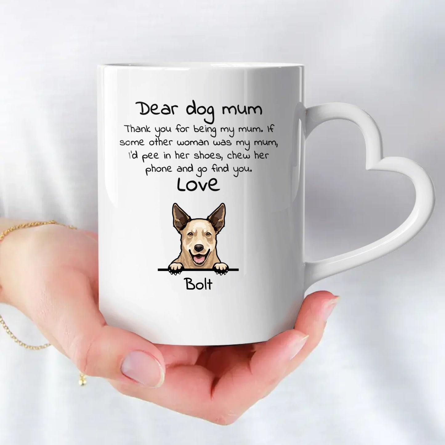 Dear dog mum - Personalised Mug