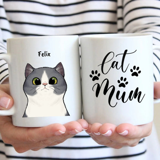 Curious cats - Personalised Mug