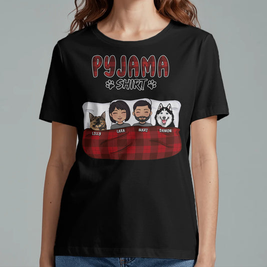 My pyjama shirt (couple) - Personalised T-Shirt