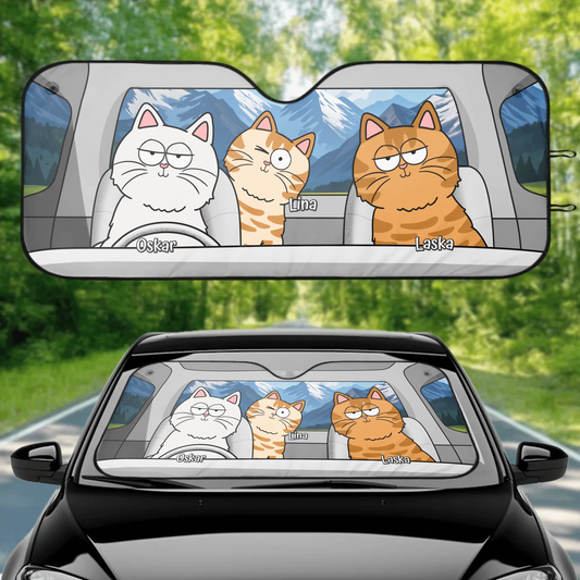 Catventure - Personalised Car Sunshade