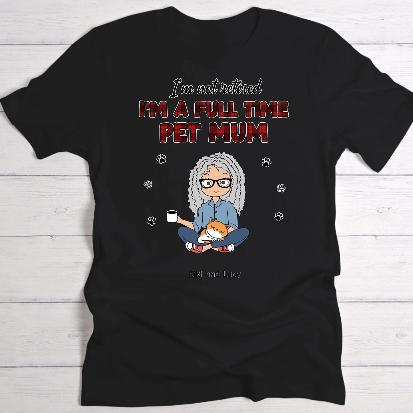 Full time pet parents - Personalised T-Shirt