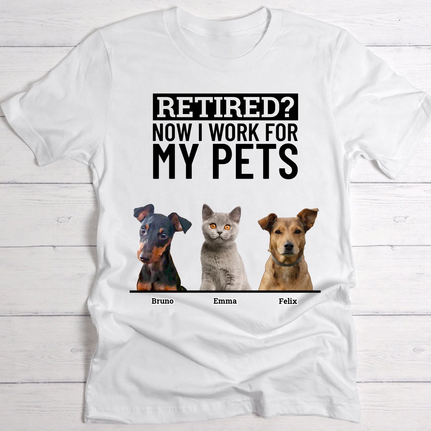 Retired - Personalised T-Shirt