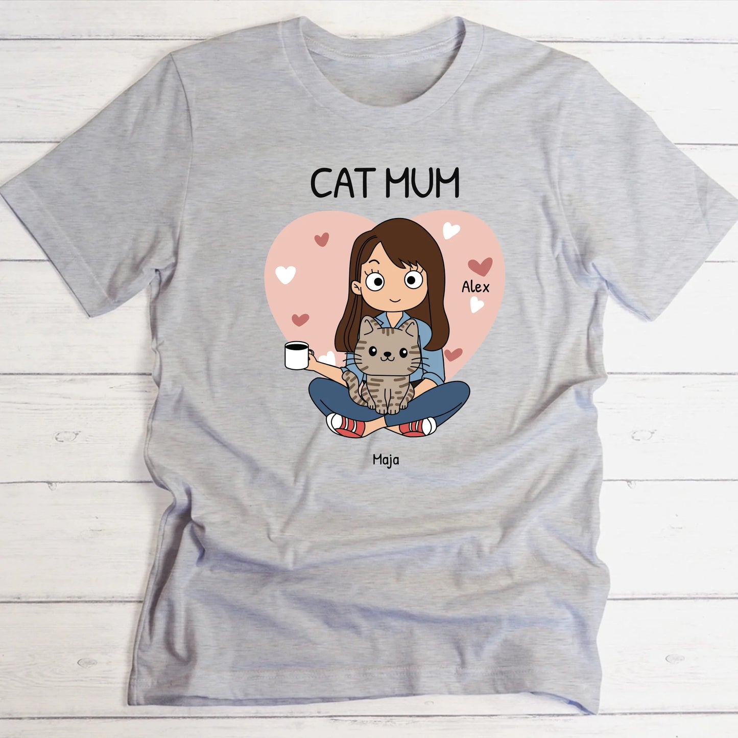 Pet parent - Personalised T-Shirt (Comic Style)