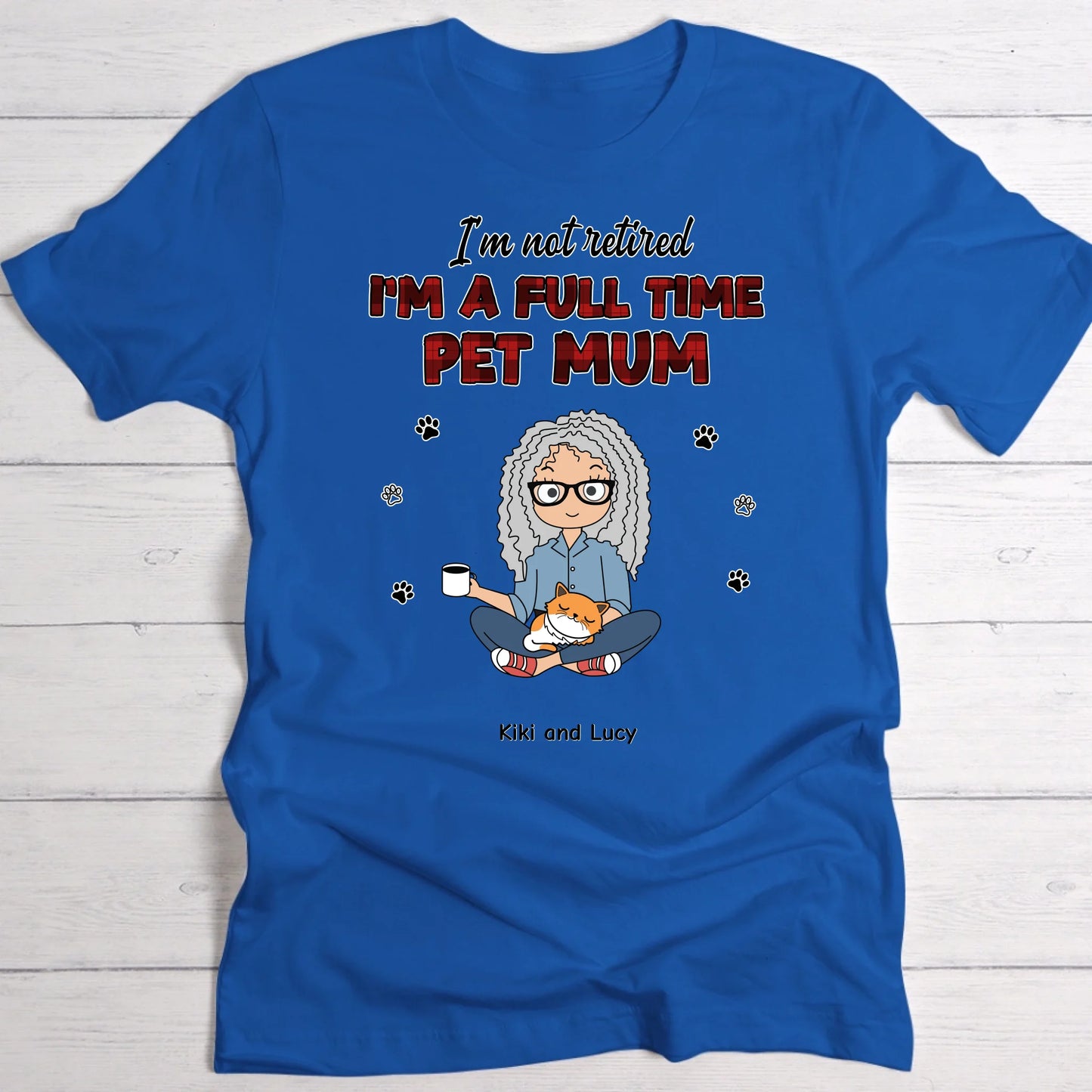 Full time pet parents - Personalised T-Shirt