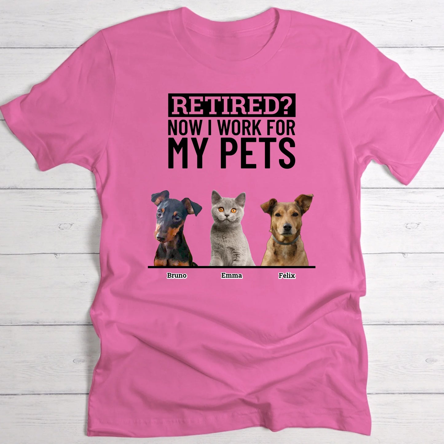 Retired - Personalised T-Shirt