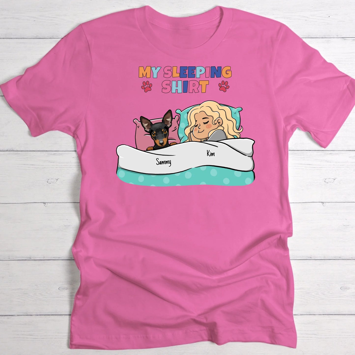 My sleeping shirt - Personalised T-shirt