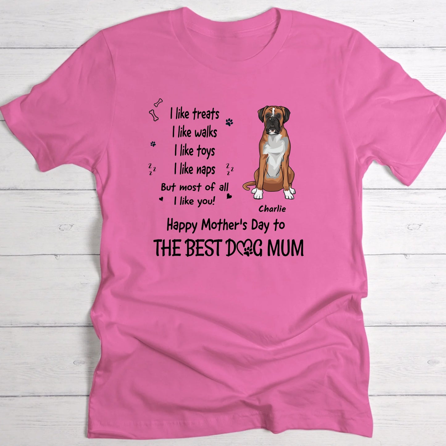 I like you the most - Personalised T-Shirt