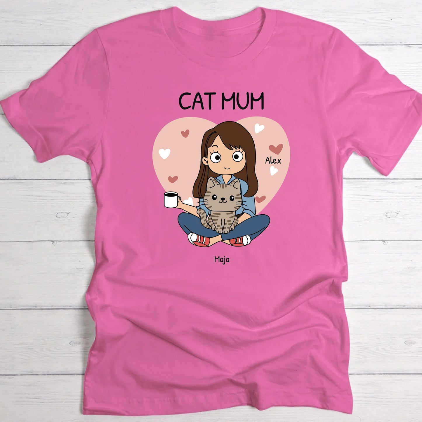 Pet parent - Personalised T-Shirt (Comic Style)