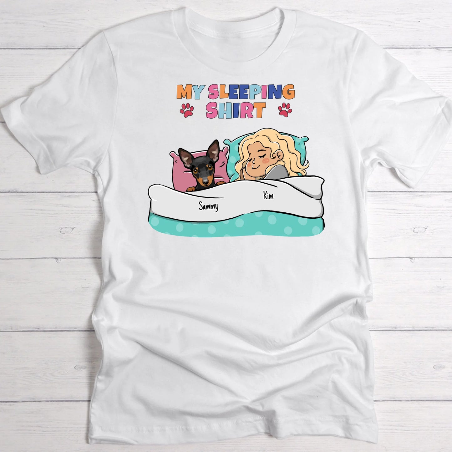 My sleeping shirt - Personalised T-shirt