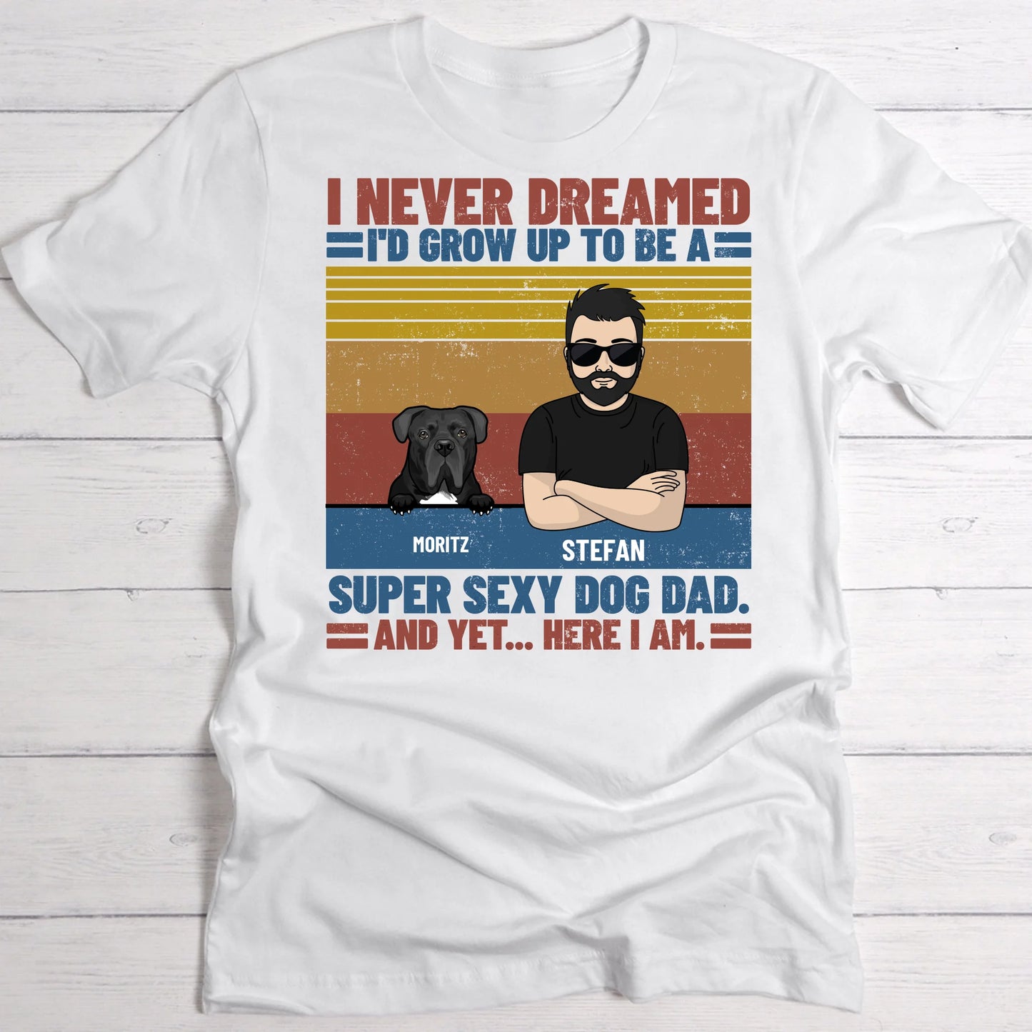 The ultimate pet dad - Personalised T-Shirt