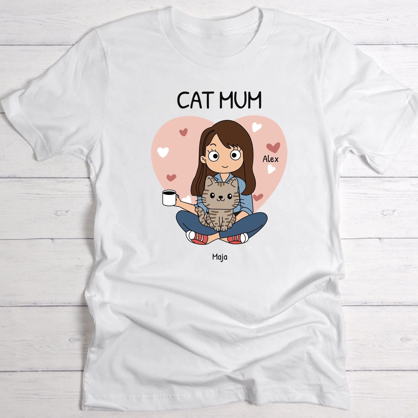 Pet parent - Personalised T-Shirt (Comic Style)