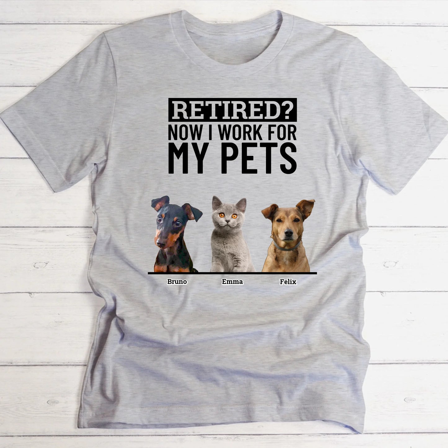 Retired - Personalised T-Shirt