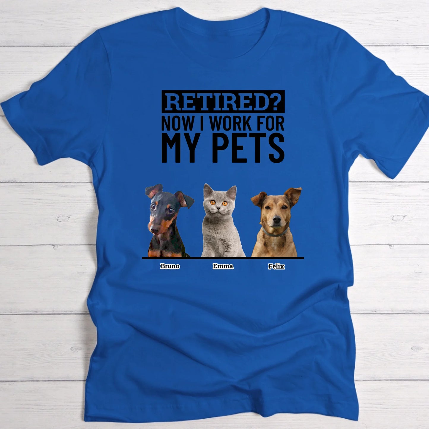Retired - Personalised T-Shirt
