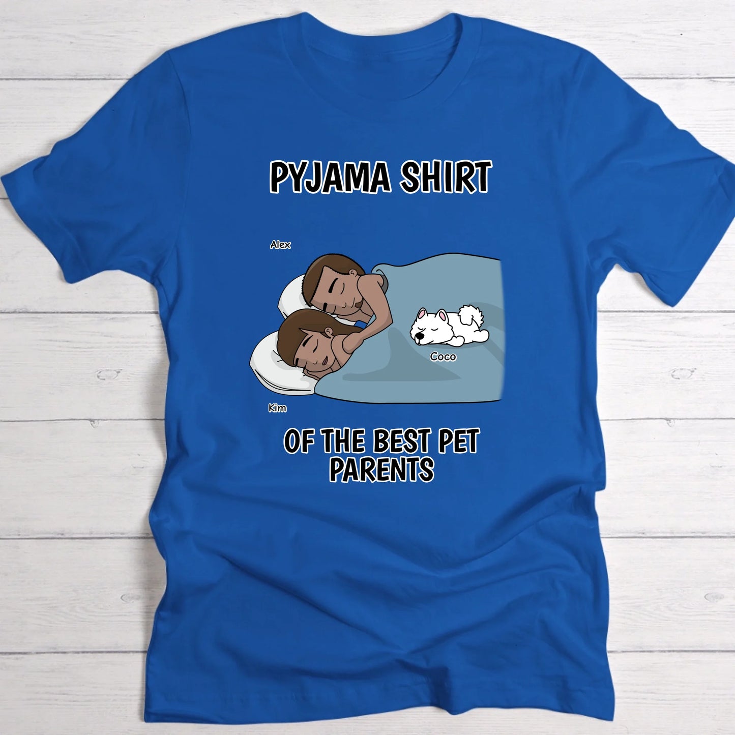 Best pawrents pyjama shirt - Personalised T-Shirt