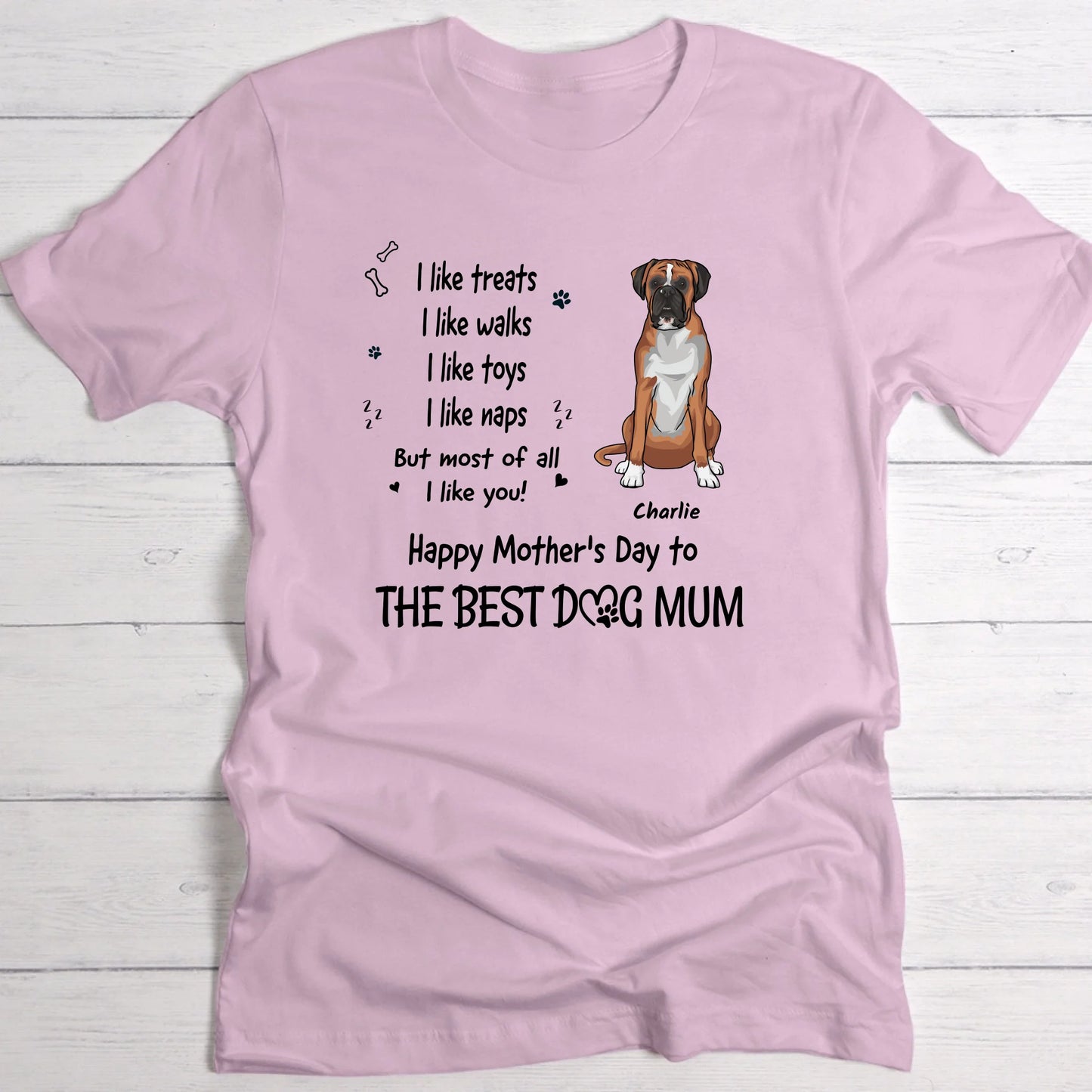 I like you the most - Personalised T-Shirt