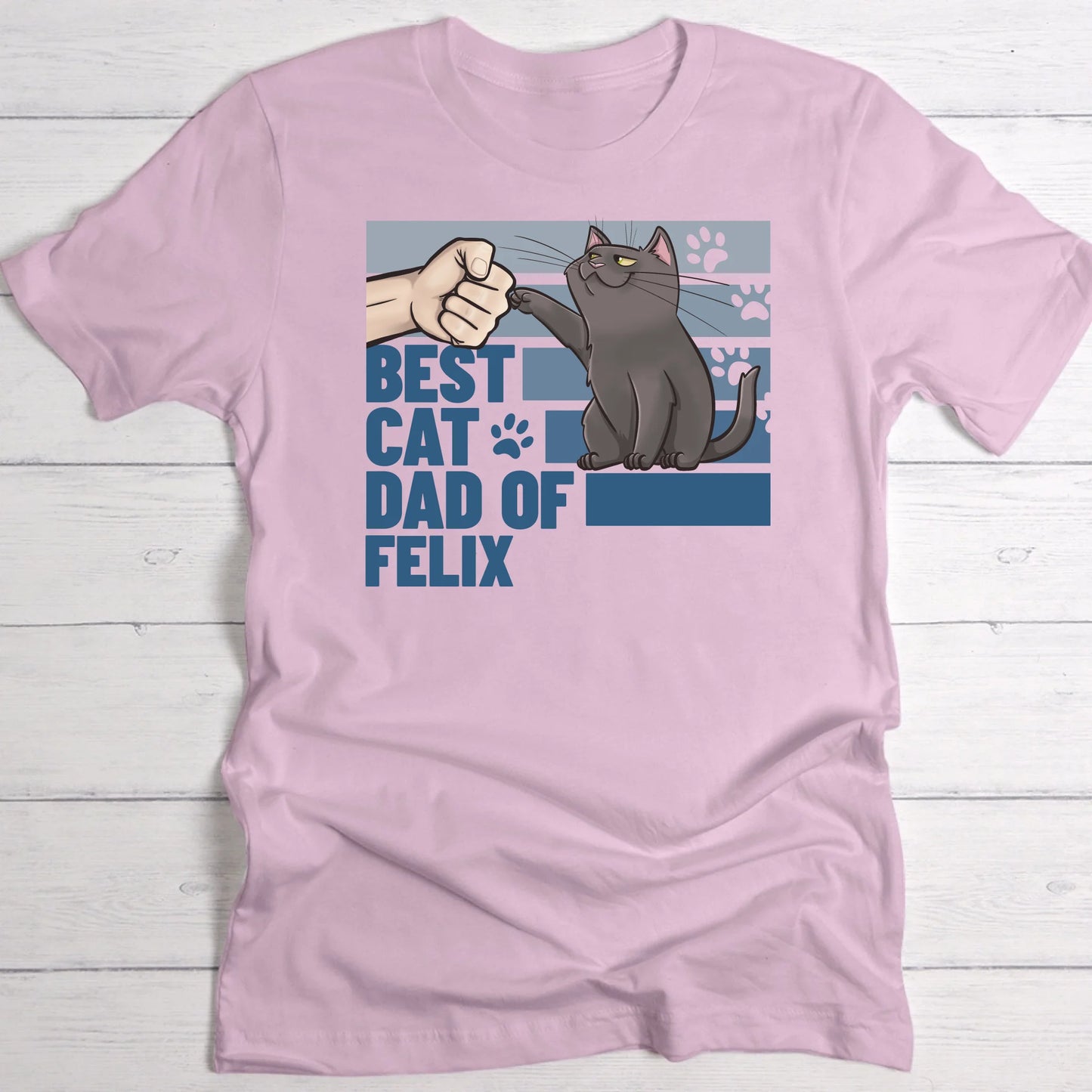 Best cat dad of... - Personalised T-Shirt