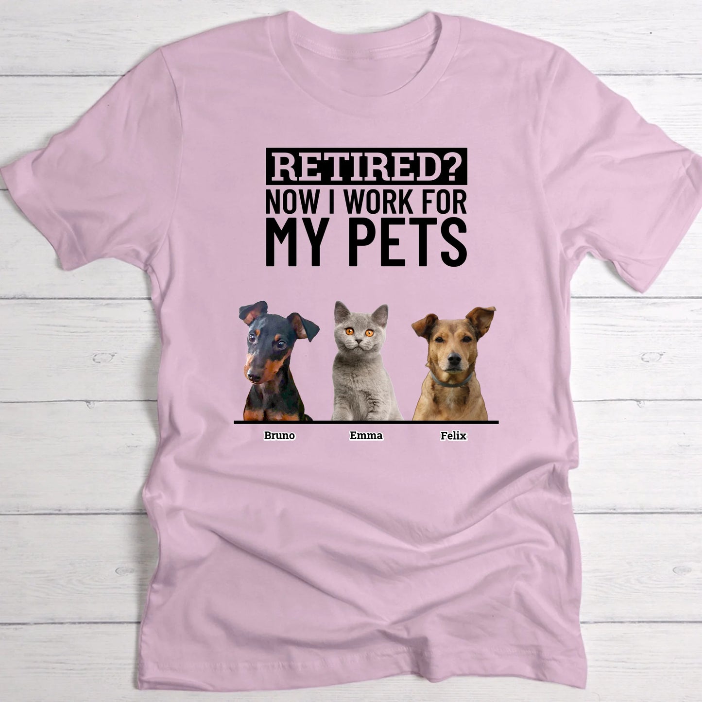 Retired - Personalised T-Shirt