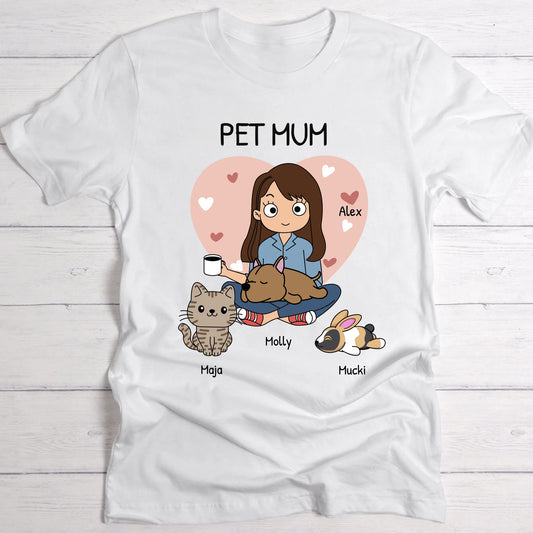 Pet parent - Personalised T-Shirt (Comic Style)