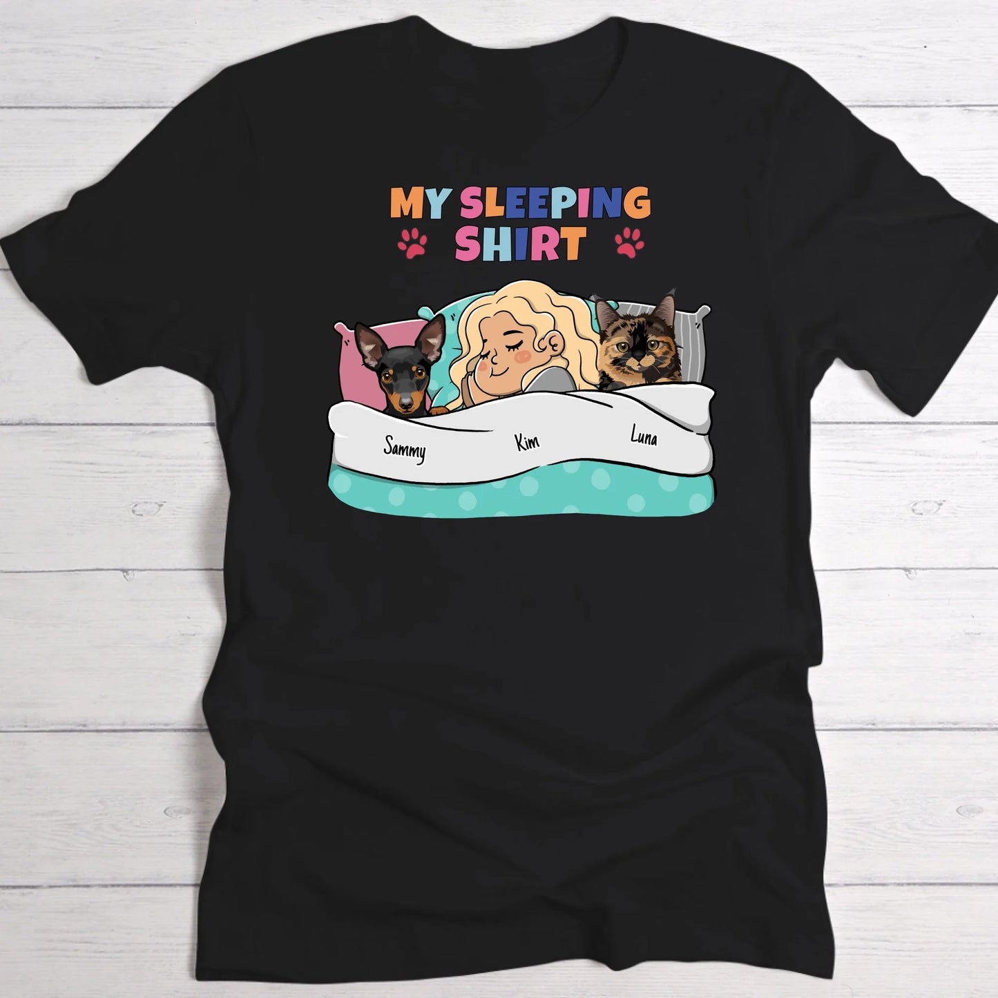 My sleeping shirt - Personalised T-shirt