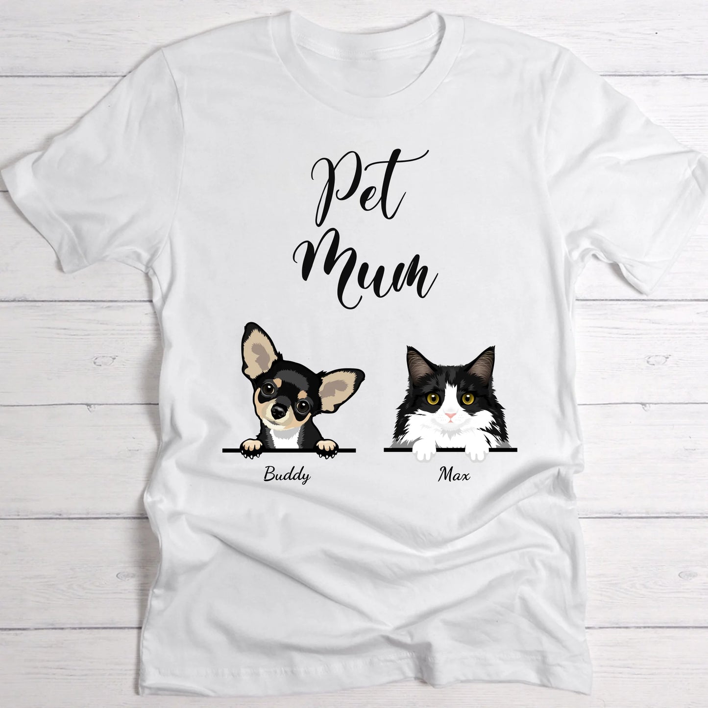 Pet parent - Personalised T-Shirt