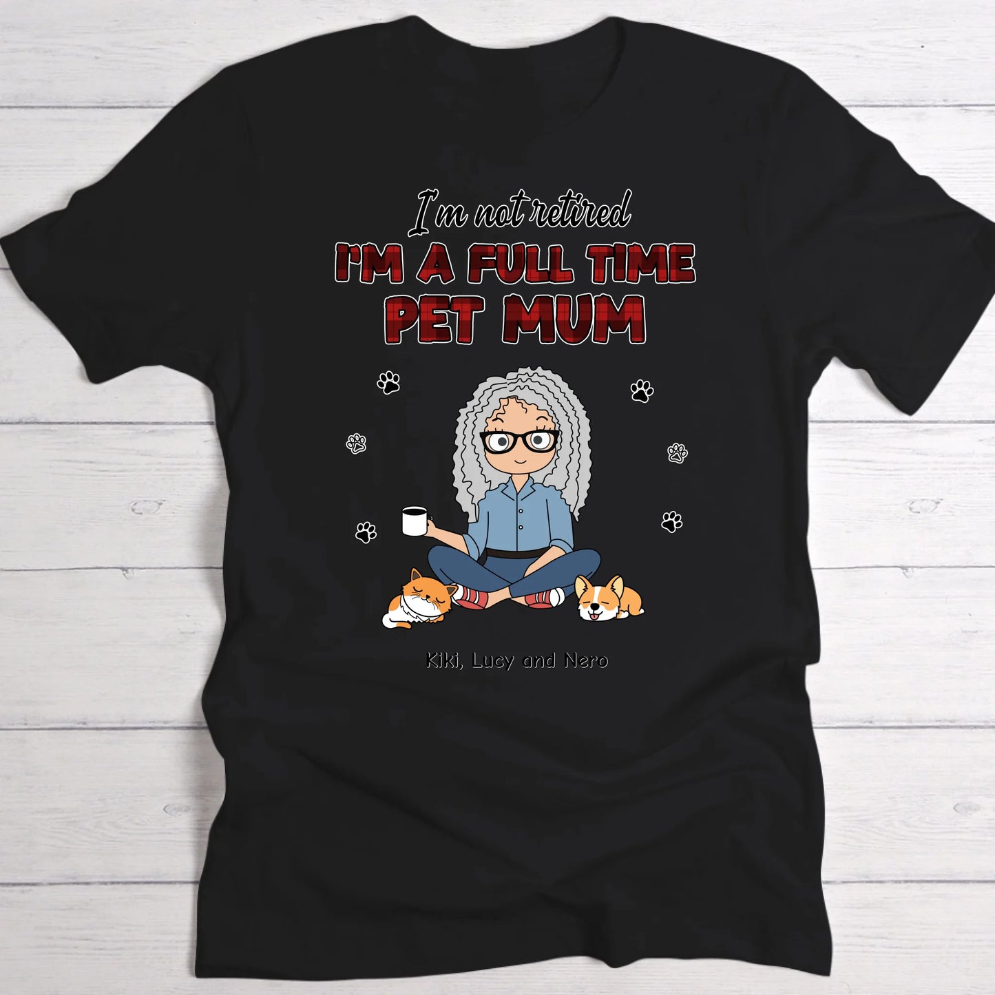 Full time pet parents - Personalised T-Shirt