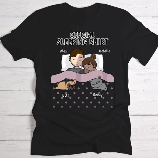 Cuddle time with pets - Personalised T-Shirt