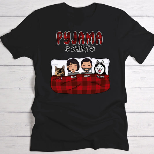 My pyjama shirt (couple) - Personalised T-Shirt