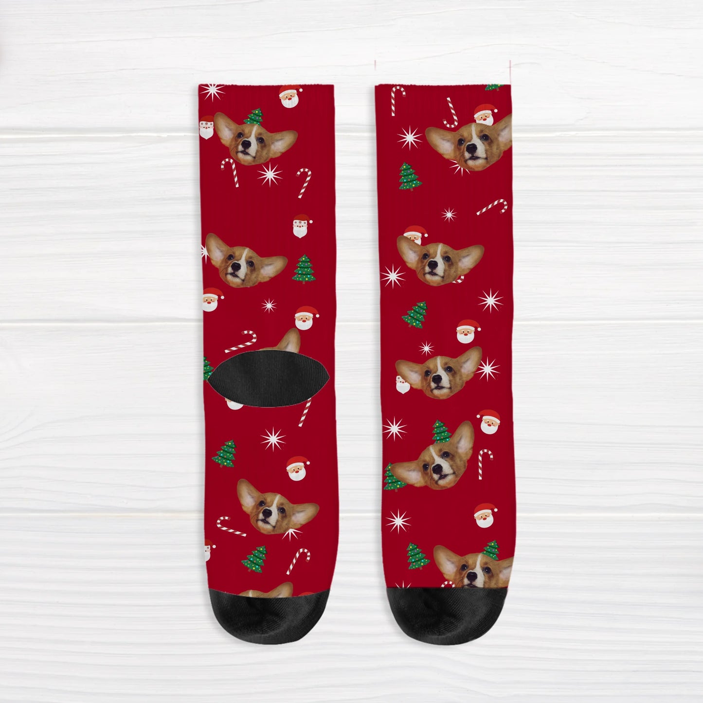 Your photo (Christmas Edition) - Personalised Socks