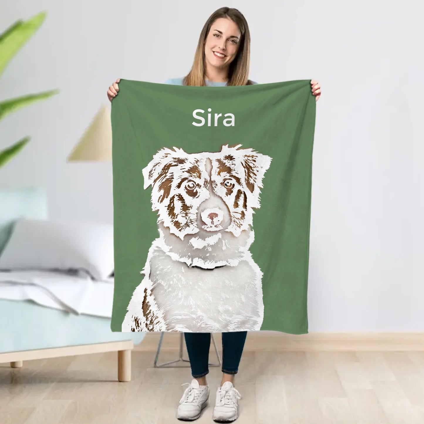 Pet portrait - Personalised Blanket