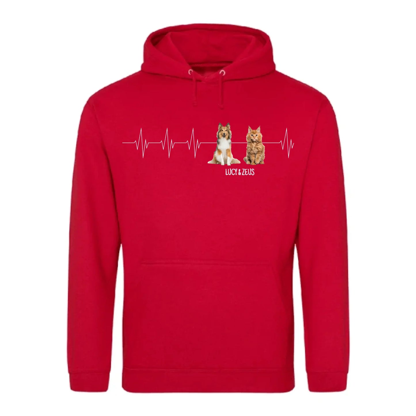 Heartbeat - Personalised Hoodie